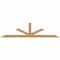 Ekena Millwork Saratoga Smooth Timber Gable Bracket, Western Red Cedar, 84"W x 21"H x 3 1/2"D x 3 1/2"F, 6/12 Pitch GBW084X21X0404SAR00SWR - alternate 1